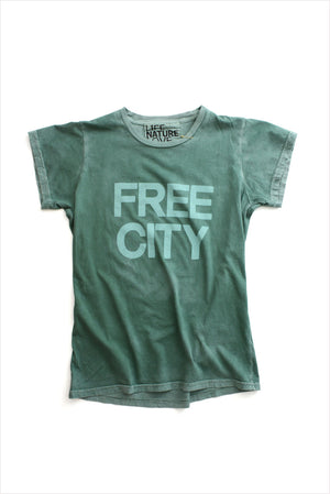 FREECITY Supervintage Tee Eatgreen