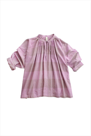 Two New York Plaid Tie Top Lavender Plaid
