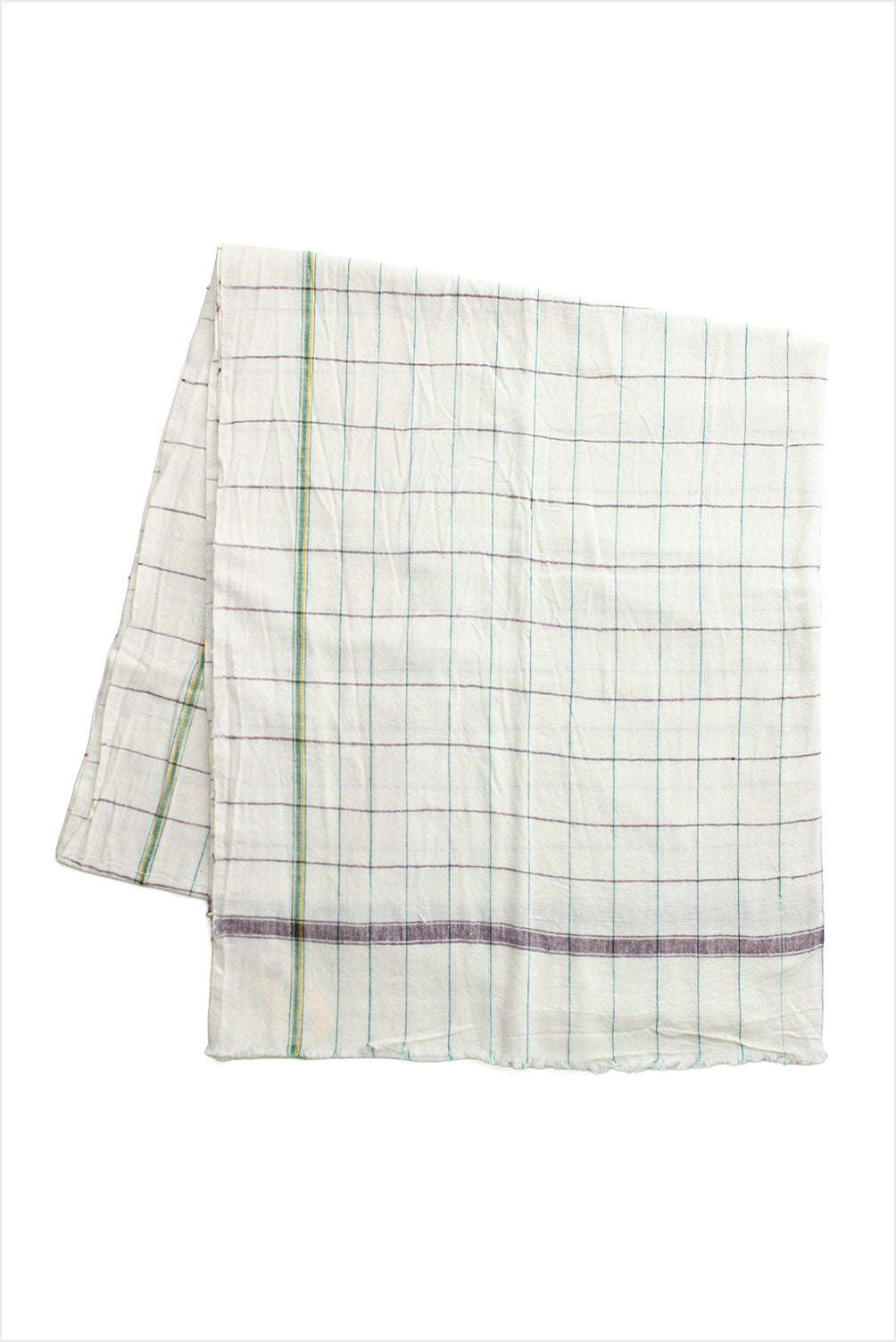 White Tea Towels Pink Stripe