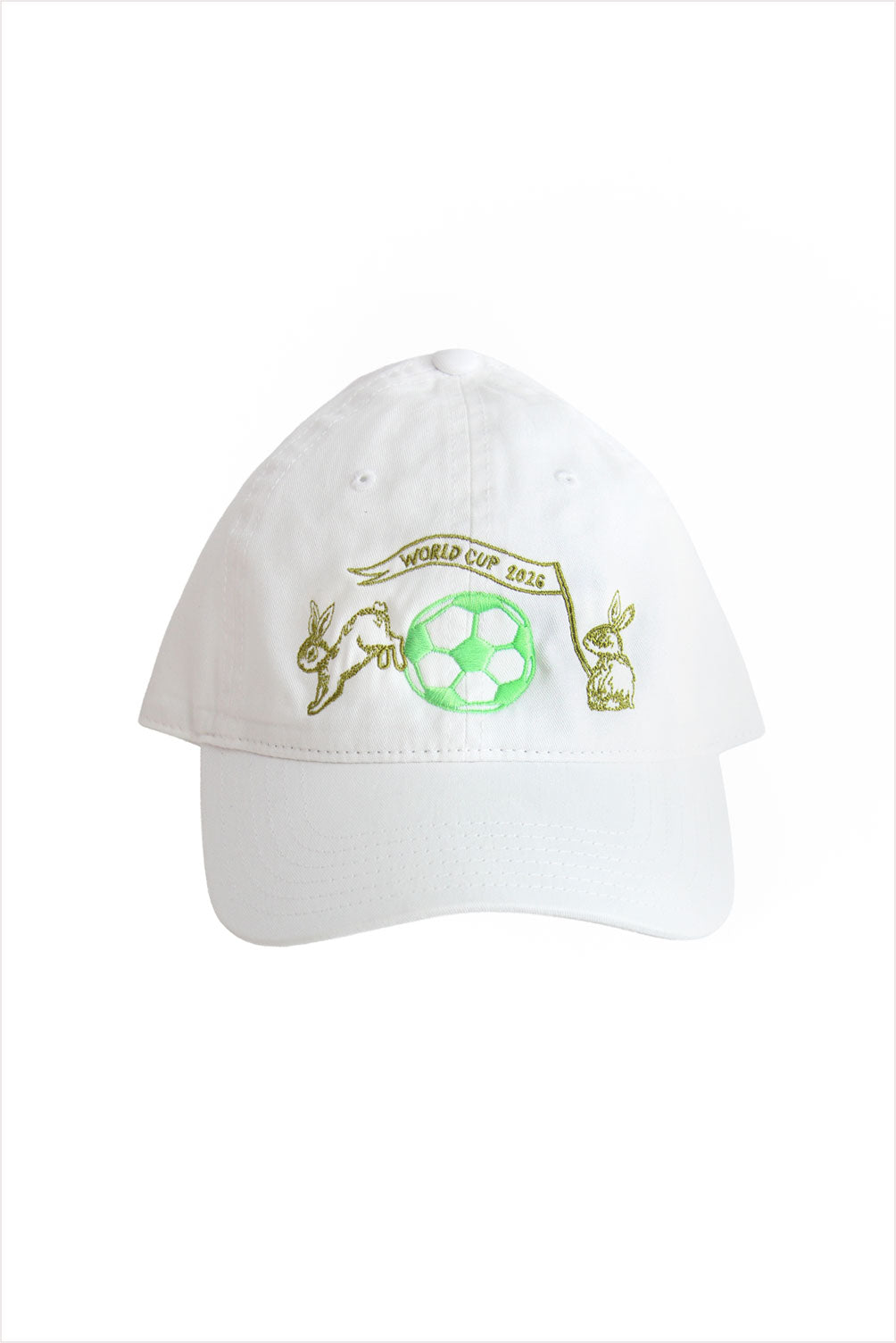 F&amp;H World Cup Bunny Ball Cap White
