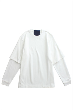 Tibi Perfect Double Layer T-shirt White