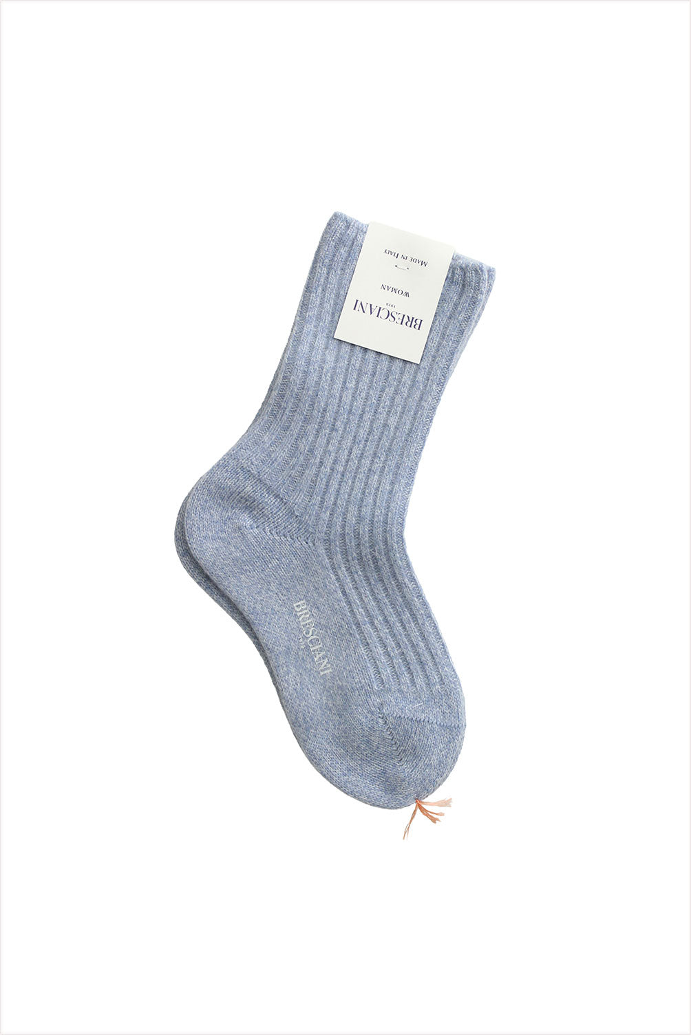 Bresciani Women's Chunky Socks Baby Blue