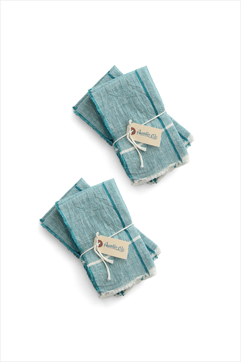 Auntie Oti Napkin Set Teal