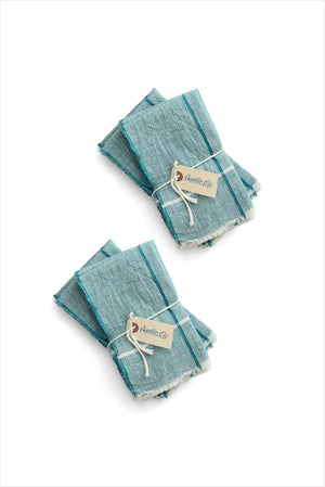 Auntie Oti Napkin Set Teal