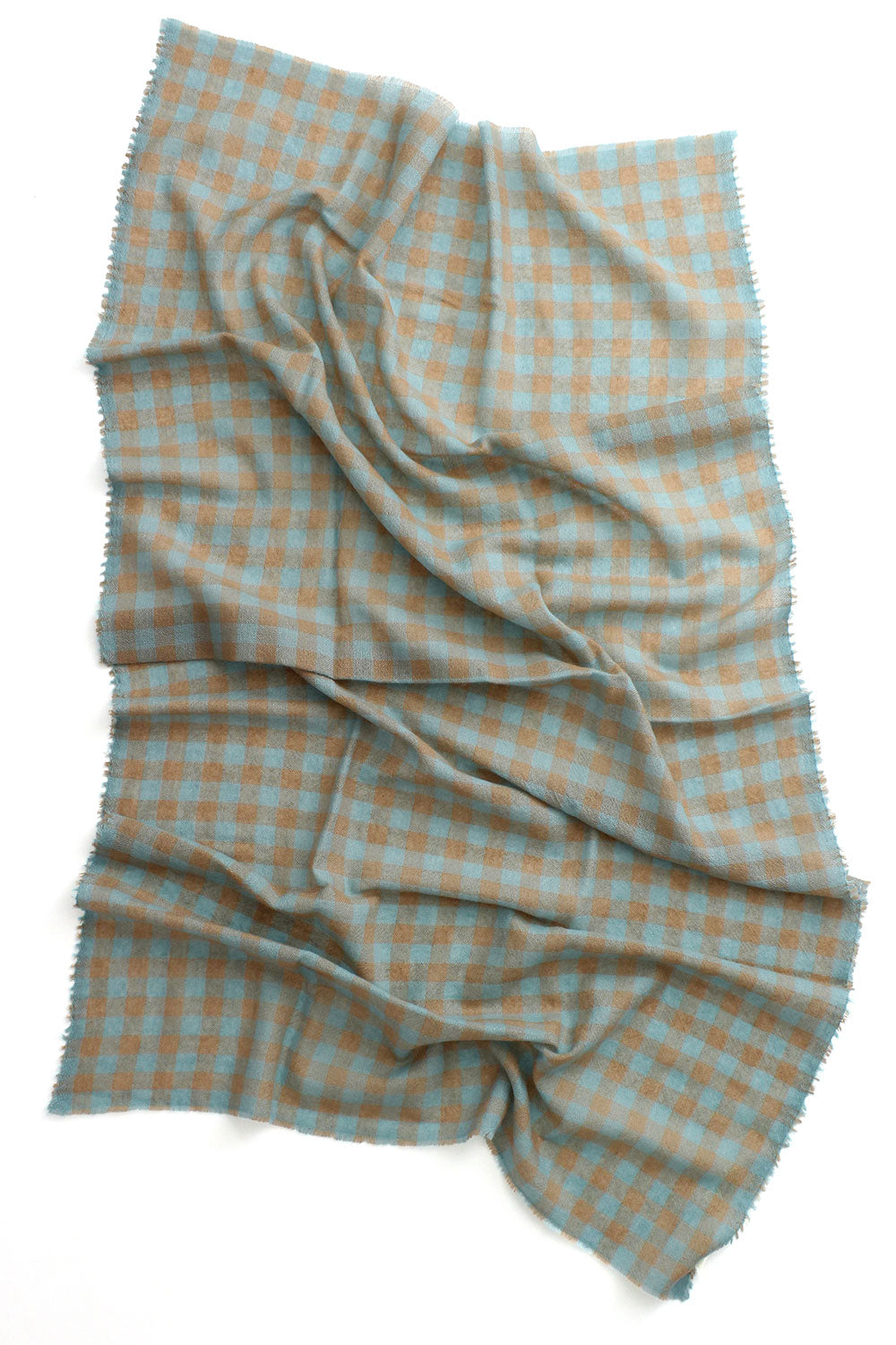 Makie Scarf Blue Lt. Mustard