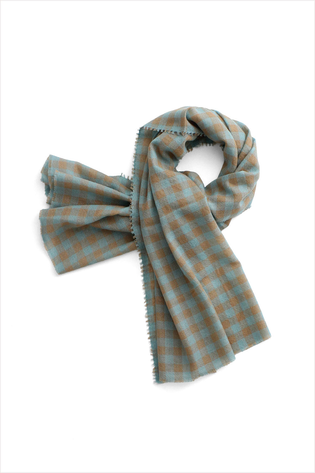 Makie Scarf Blue Lt. Mustard