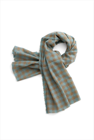Makie Scarf Blue Lt. Mustard