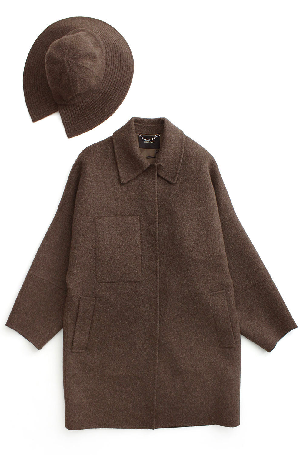 Rachel Comey Field Coat Brown Melange