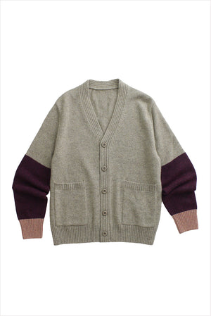 FREECITY Cashmere Lux Pocket Cardigan Stones Mix