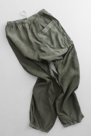 FREECITY Matte Satin Loose Biggy Pant Mud