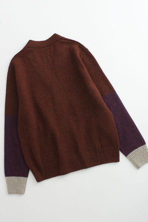 FREECITY Cashmere Lux Pocket Cardigan Woods Mix