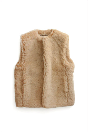 Indress Paul Vest Reversible Beige Natural