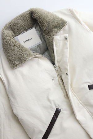 Tanaka Down Work Jacket White