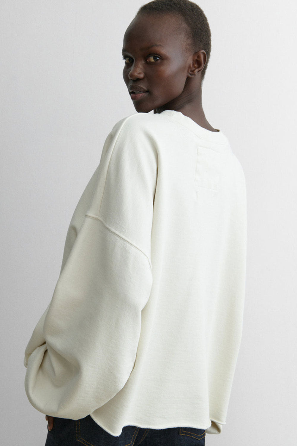 Rachel Comey Fonder Sweatshirt Dirty White