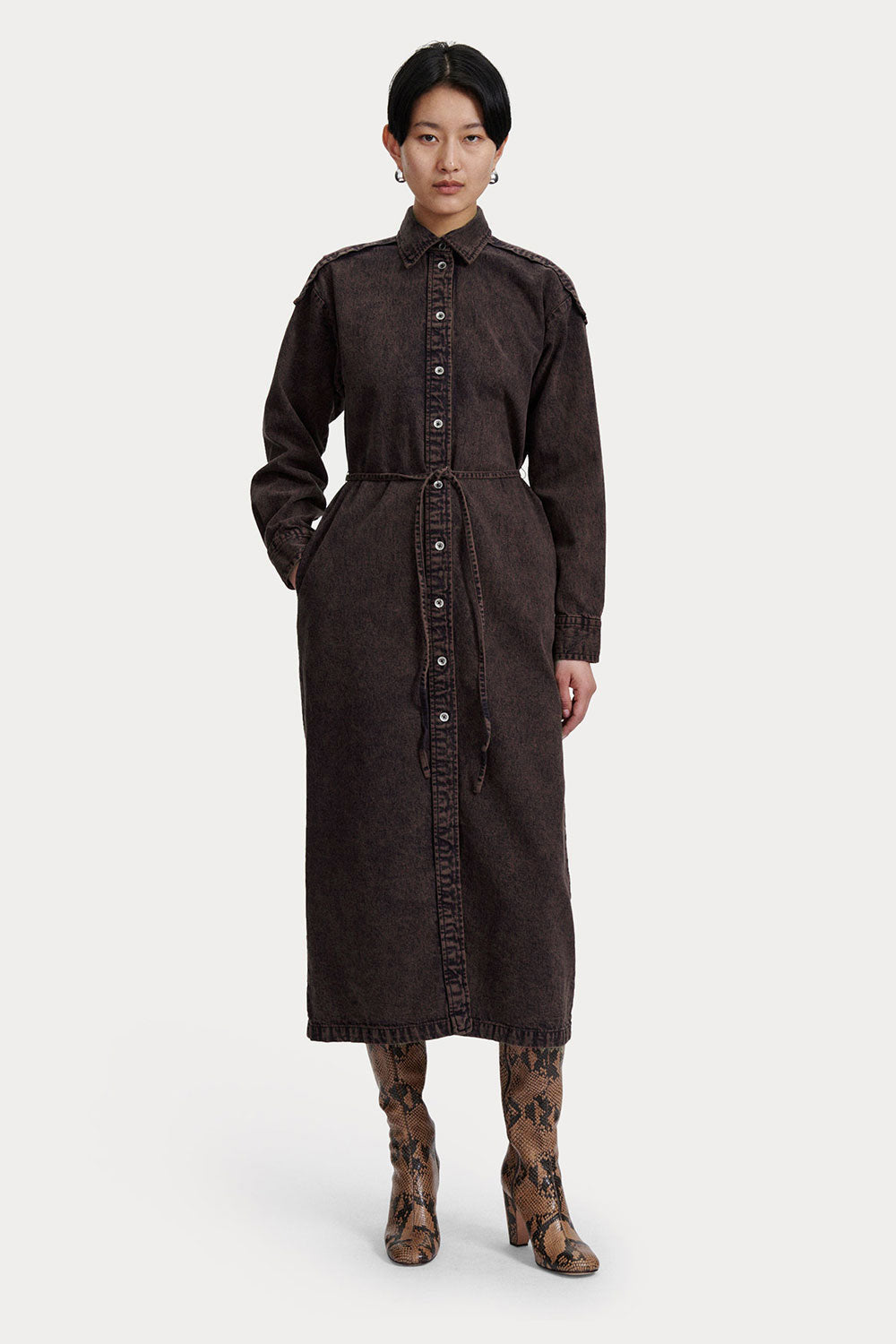 Rachel Comey Diop Dress Hazelnut