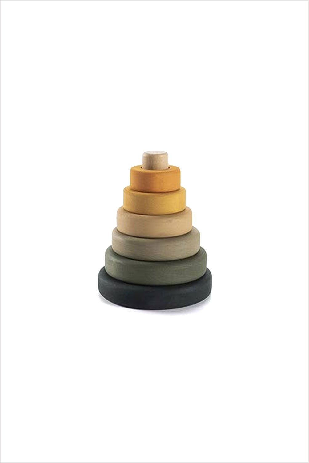 Mini Ring Stacker Pyramid Toy Jungle