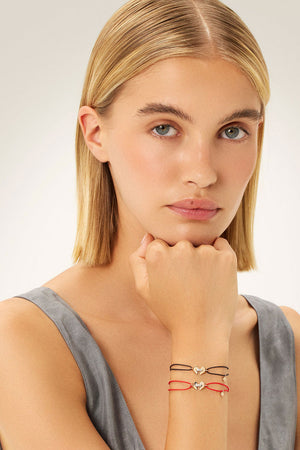 Beloved Black Cord Bracelet