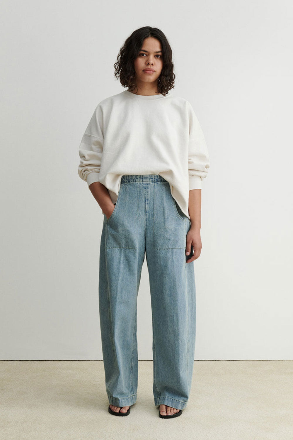Rachel Comey Fonder Sweatshirt Dirty White