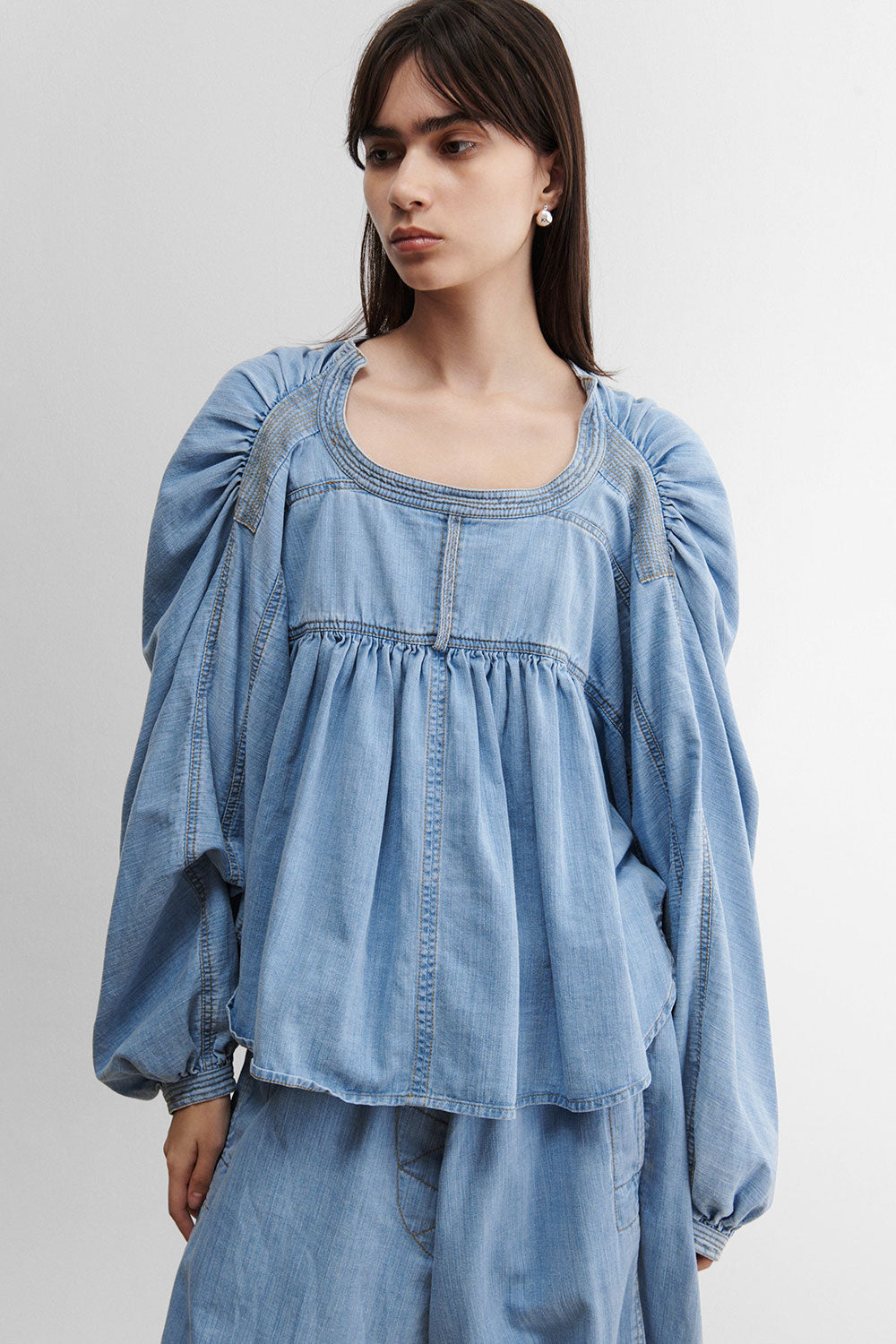 Rachel Comey Ancora Top Light Wash