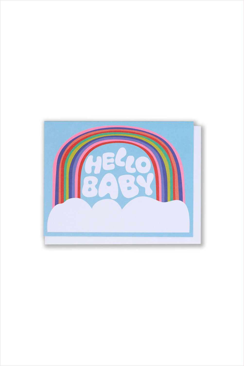 Hello Baby Rainbow Card