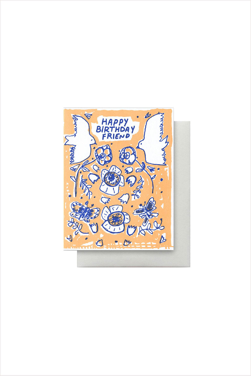 Birthday Birds N Butterflies Card