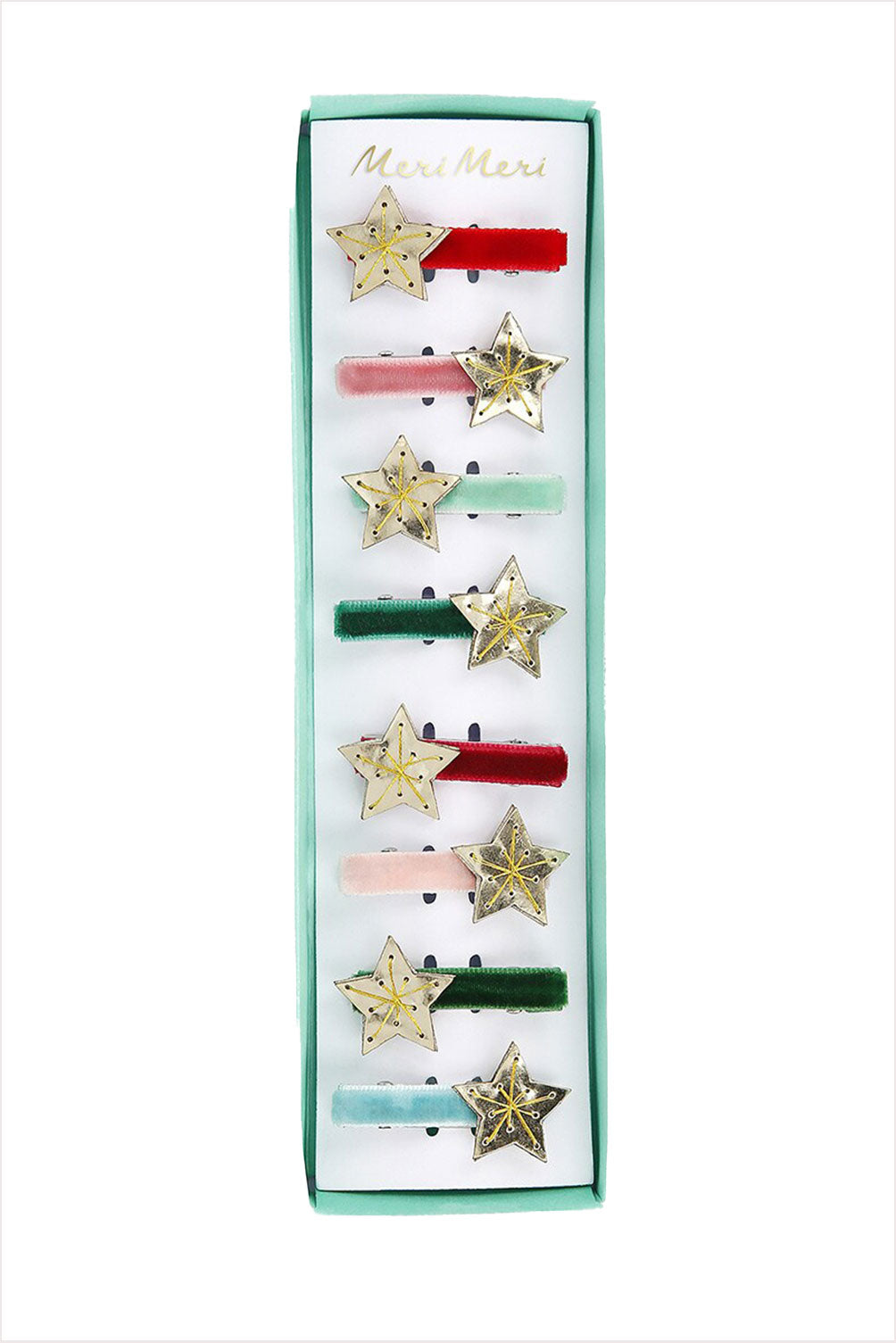 Gold Star Hair Clips