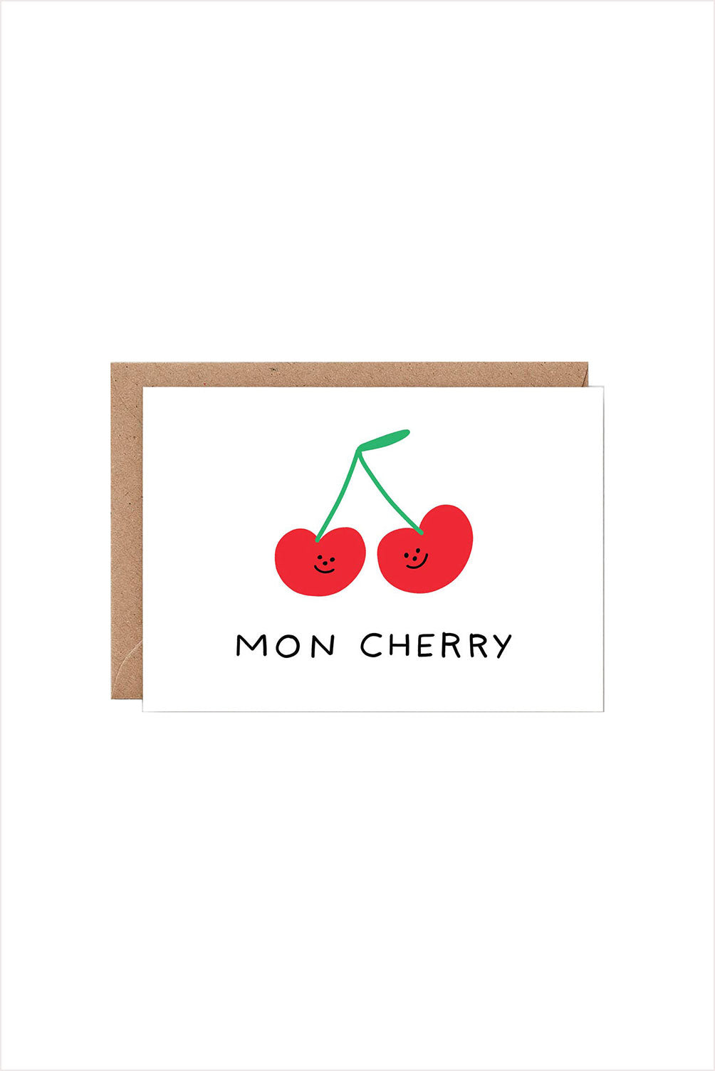 Mon Cherry Greeting Card