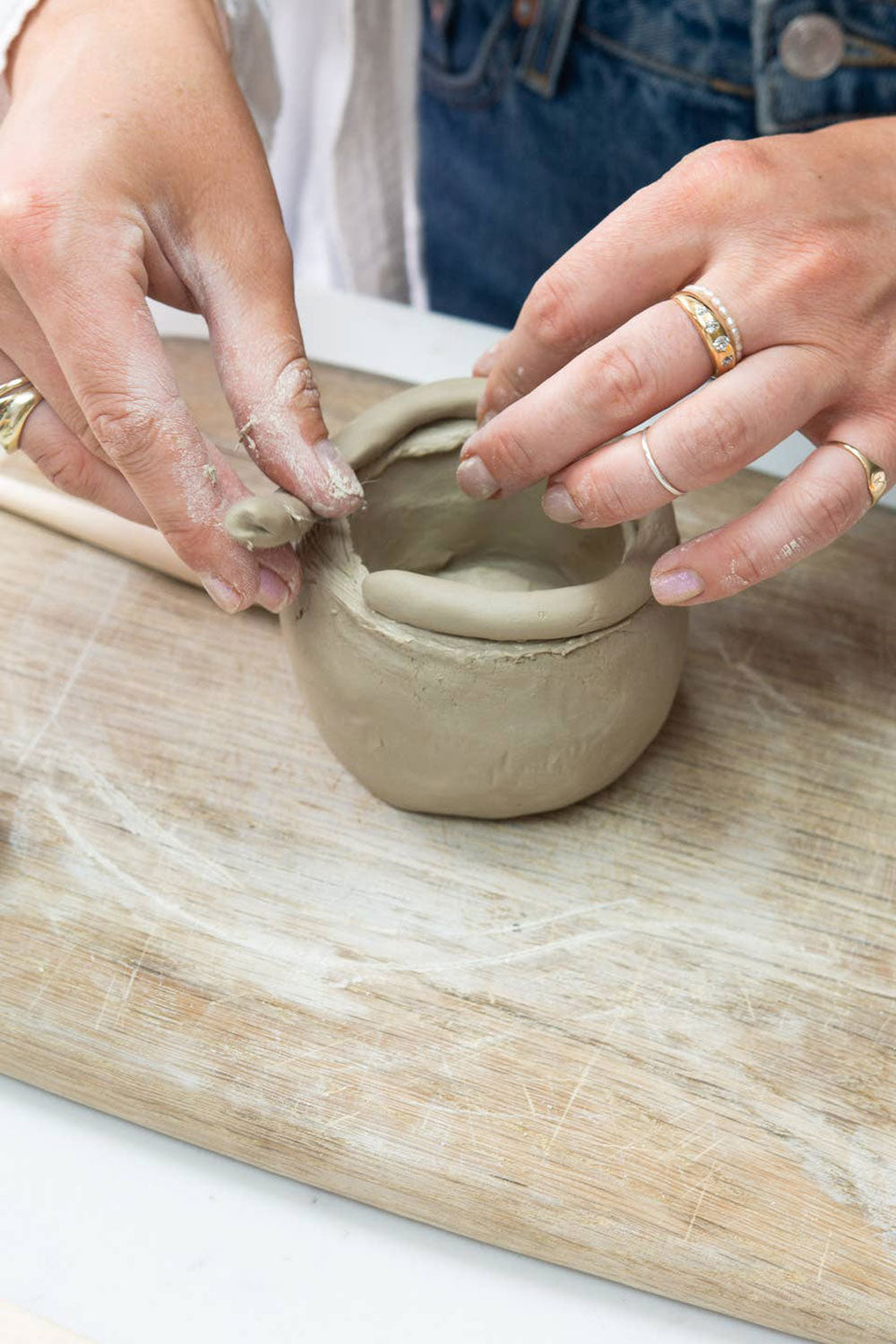 Sculpd Air Dry Clay Home Pottery Kit