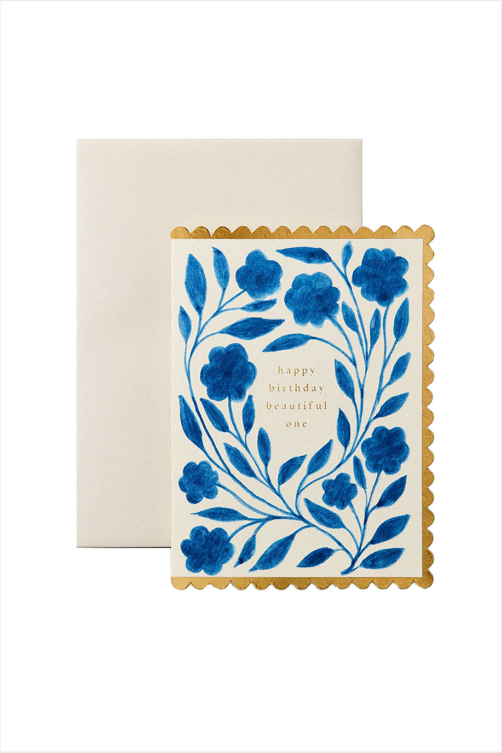 Delft Flora Happy Birthday Beautiful One Card