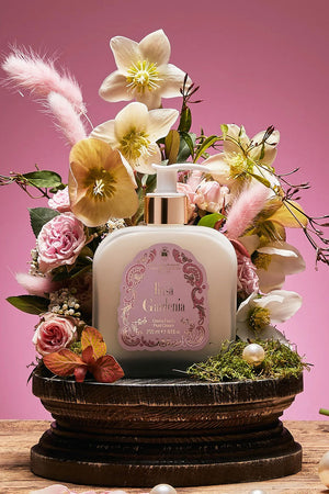 Santa Maria Novella Rosa Gardenia Body Lotion Glass