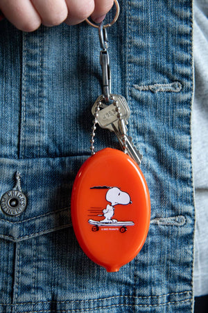 Snoopy Skateboard Coin Pouch