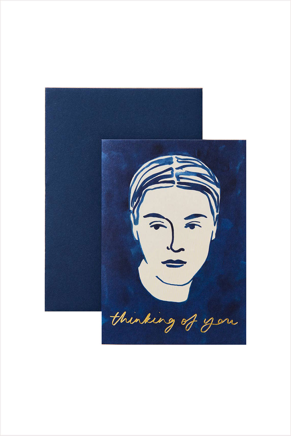 Portrait Thinking of You Card