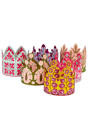 Patterned Paper Coronets