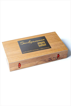 Backgammon Mangowood Game Set