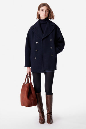 Vanessa Bruno Berlin Coat Marine