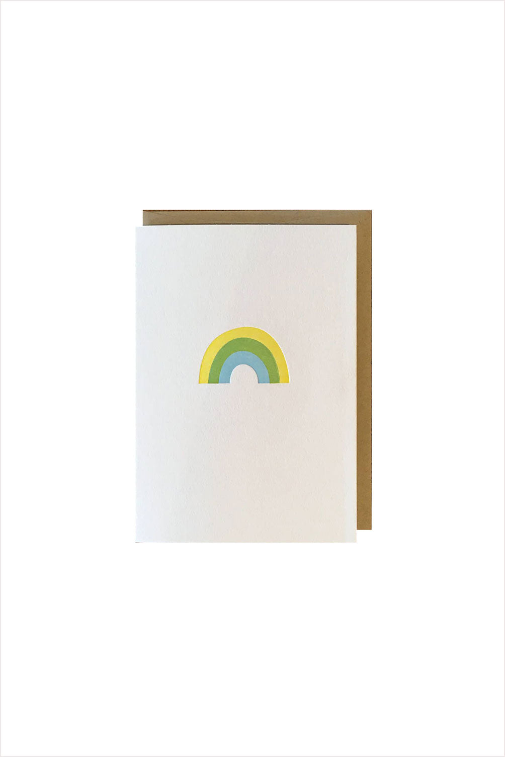 Yellow Rainbow Card