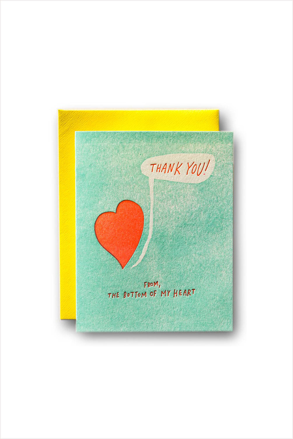 Thank You from the Bottom of My Heart Card