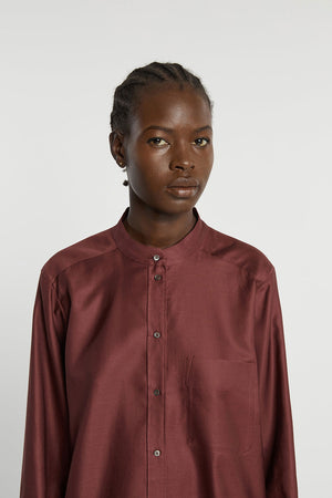 Indress Robert Blouse Red Brown