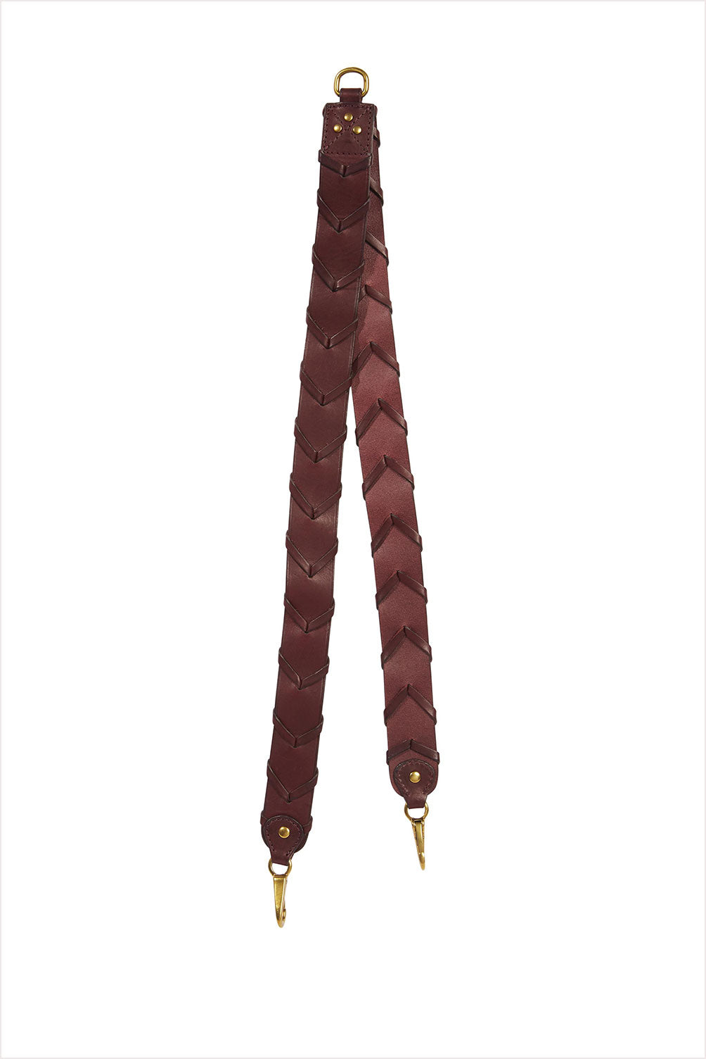 Jerome Dreyfuss Bandouliere Tressee Kirsch