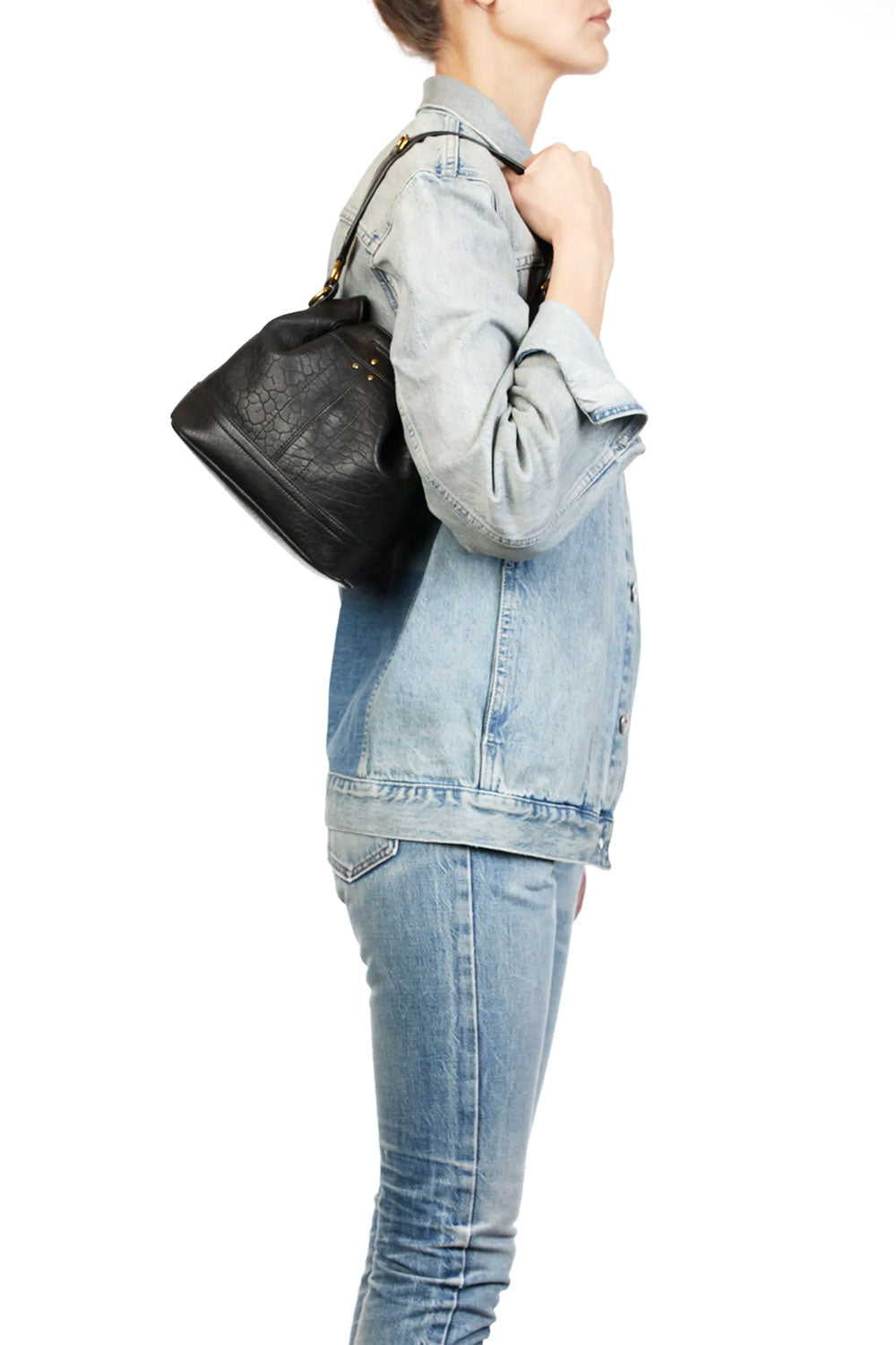 Jerome Dreyfuss Ben S Noir Lambskin