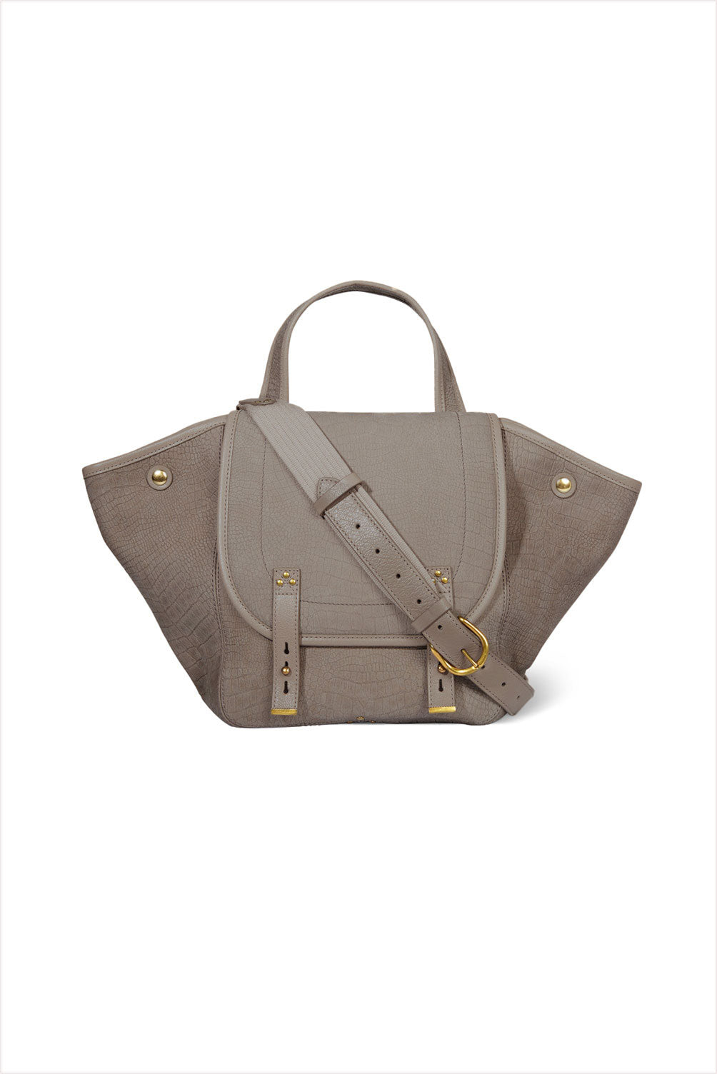 Jerome Dreyfuss Stan Panier M Imprime Croco Stone