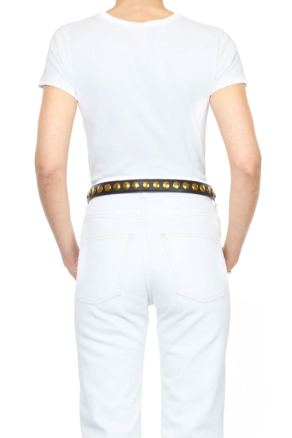 Jerome Dreyfuss Ceinture Festival Noir Brass
