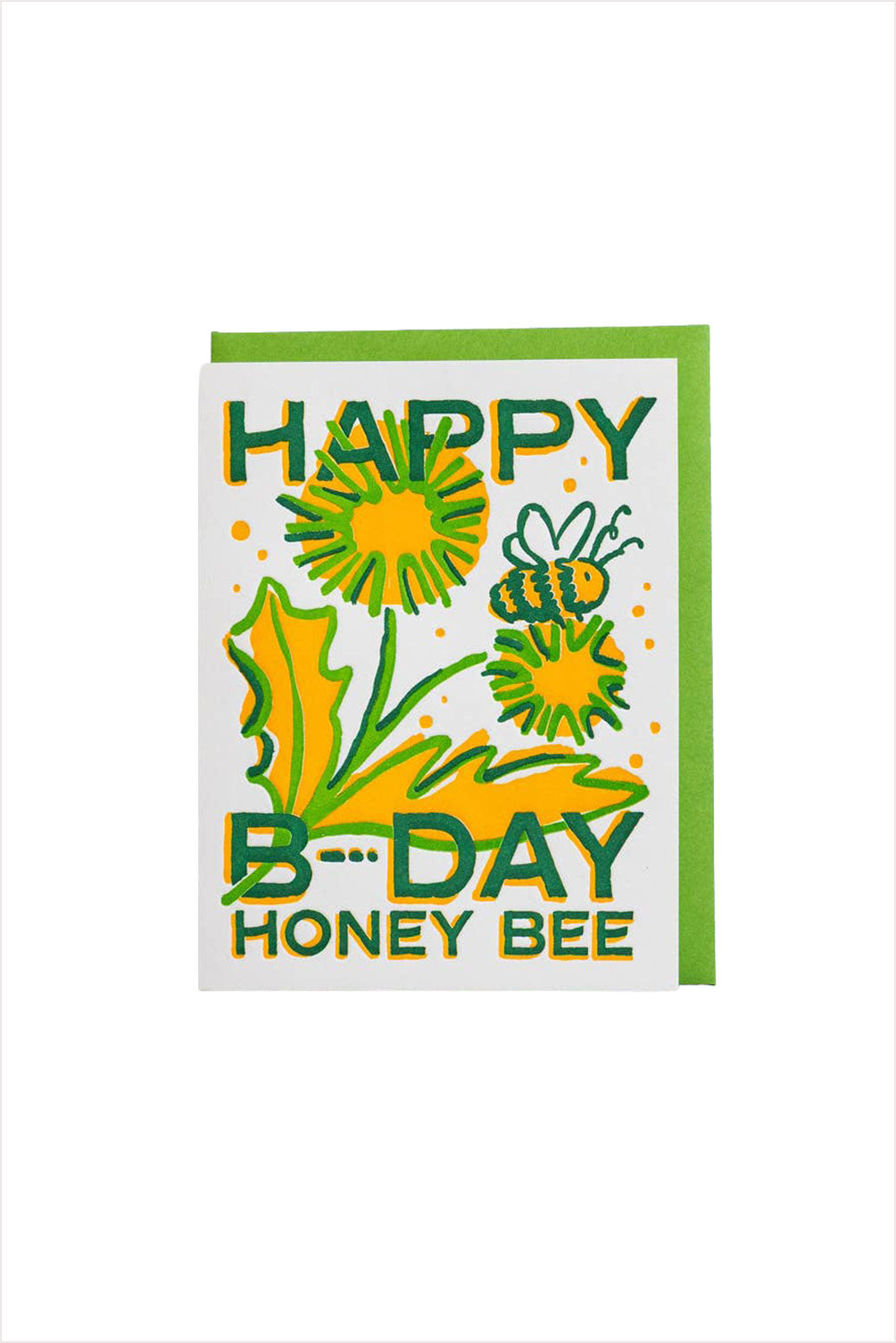 Happy B-Day Honey Bee Card