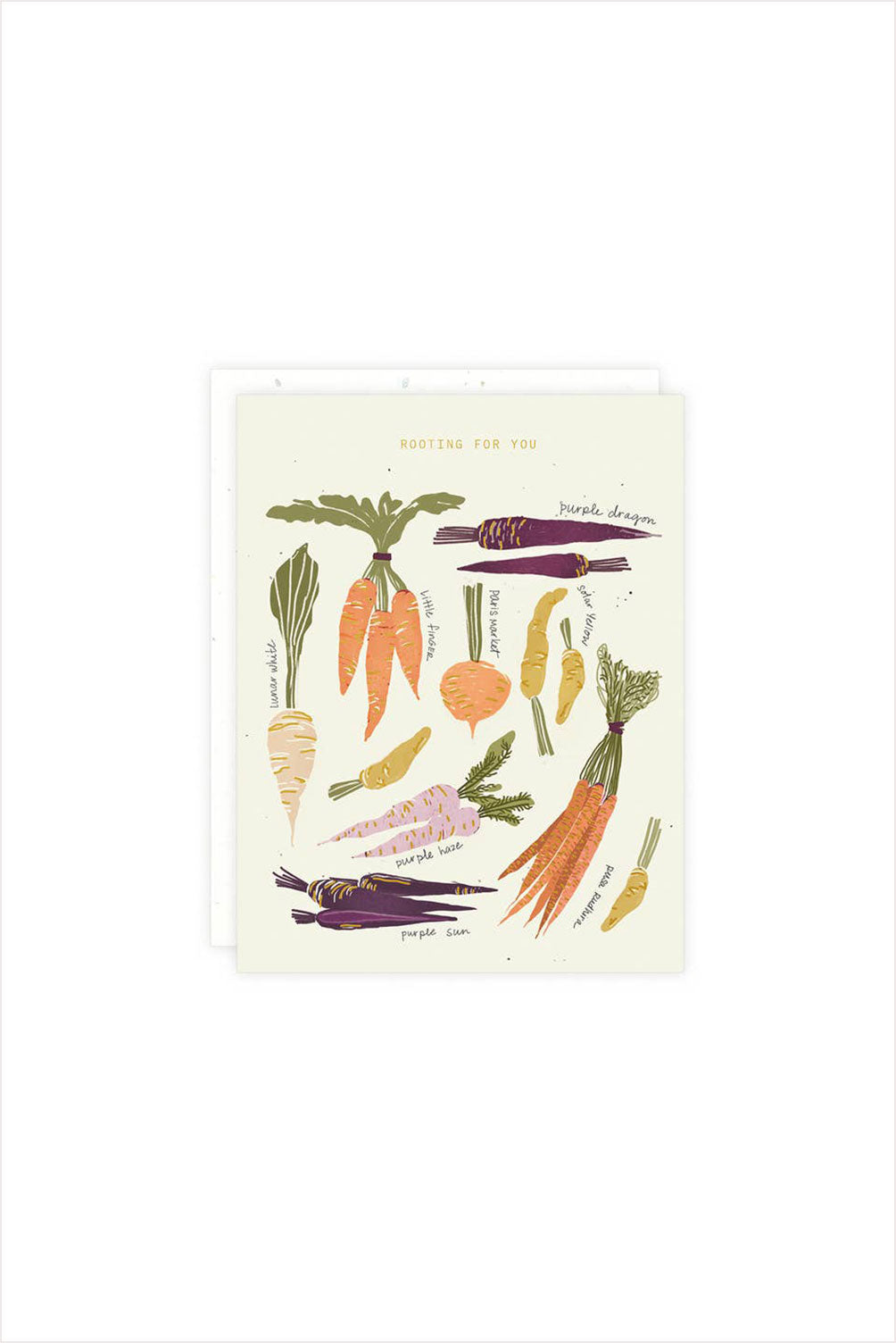 Rooting For You Veggie Card