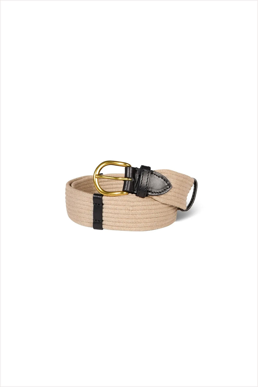 Jerome Dreyfuss Ceinture Sangle Belt Naturelle &amp; Black