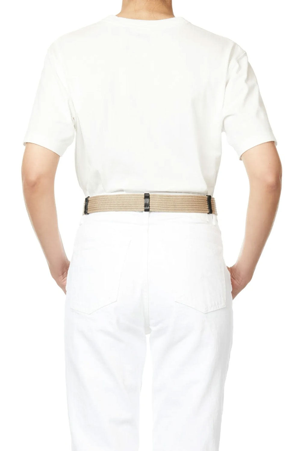 Jerome Dreyfuss Ceinture Sangle Belt Naturelle &amp; Black