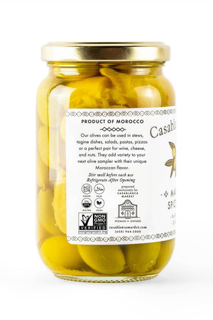 Casablanca Market Marrakesh Spiced Green Olives