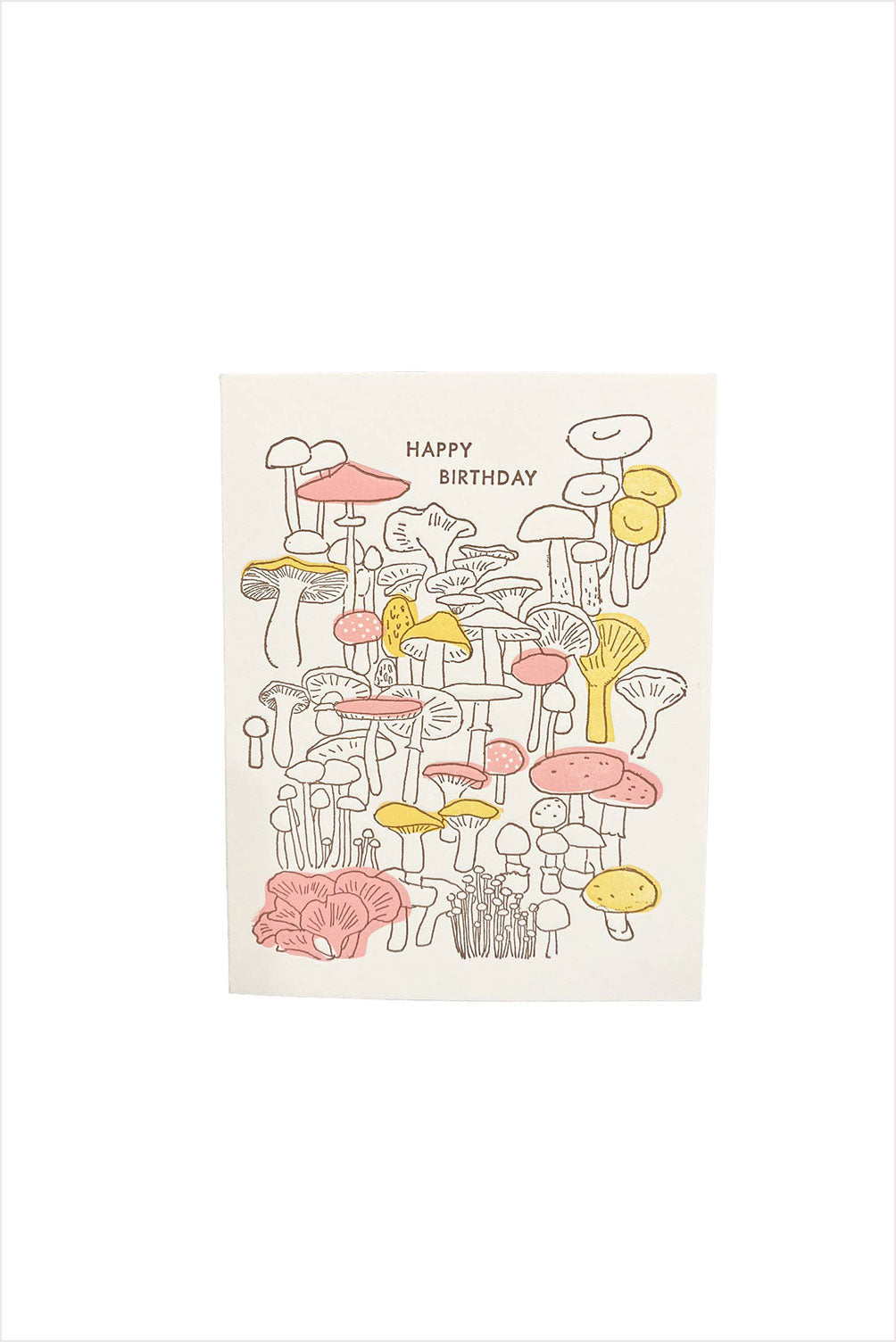 Mushroom World Birthday Card