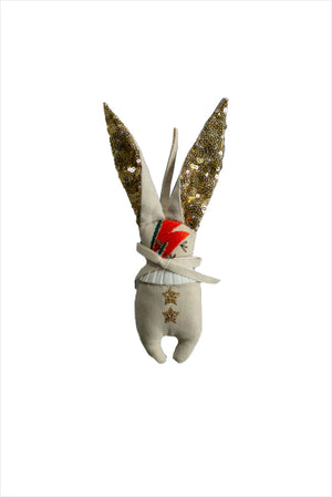 Mini Bowie Bunny Ornament