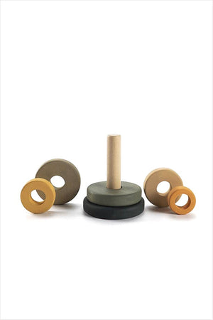 Mini Ring Stacker Pyramid Toy Jungle